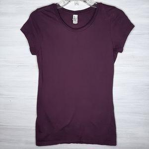 District very important fitted Tee-shirt, dark purple, size Large